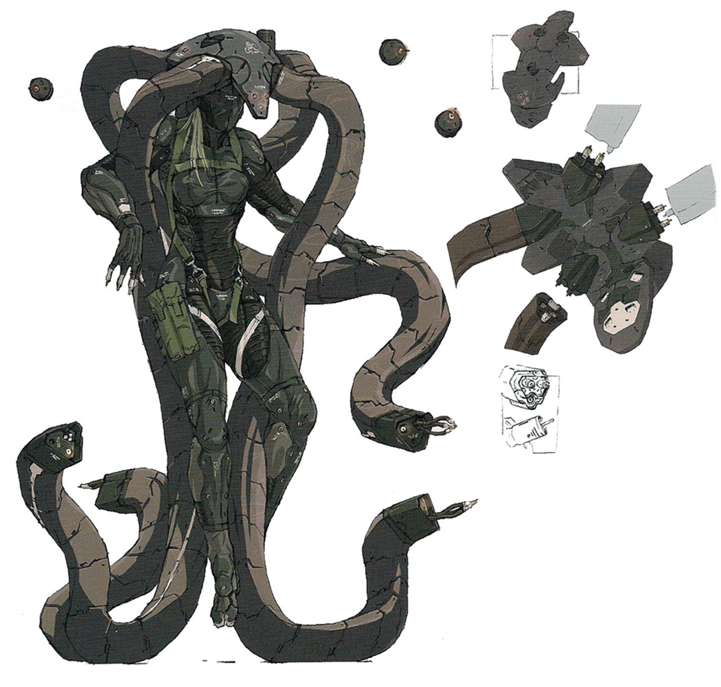 Laughing Octopus Concept Art from Metal Gear Solid 4