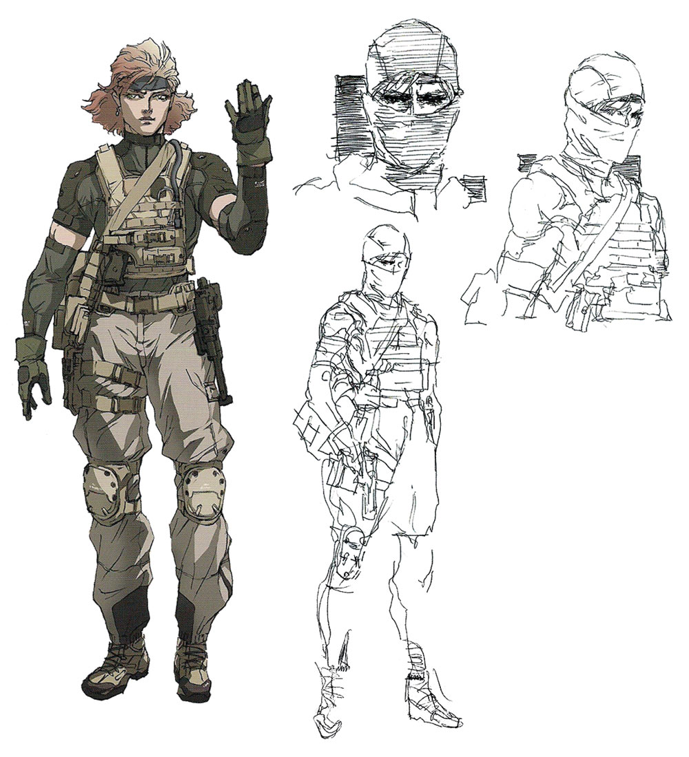 Meryl Silverburgh Character Art from Metal Gear Solid 4