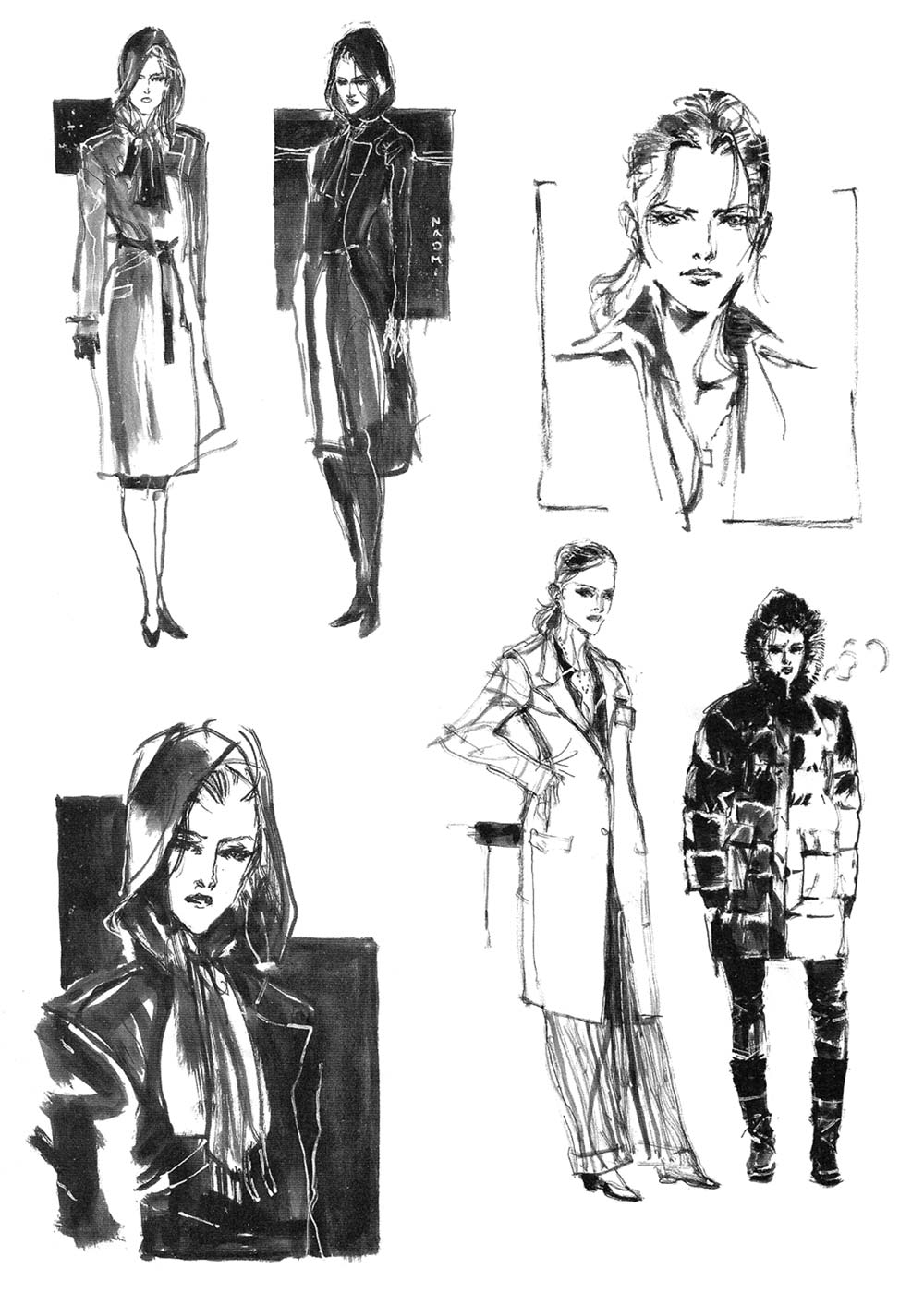 Naomi Hunter Illustration from Metal Gear Solid 4