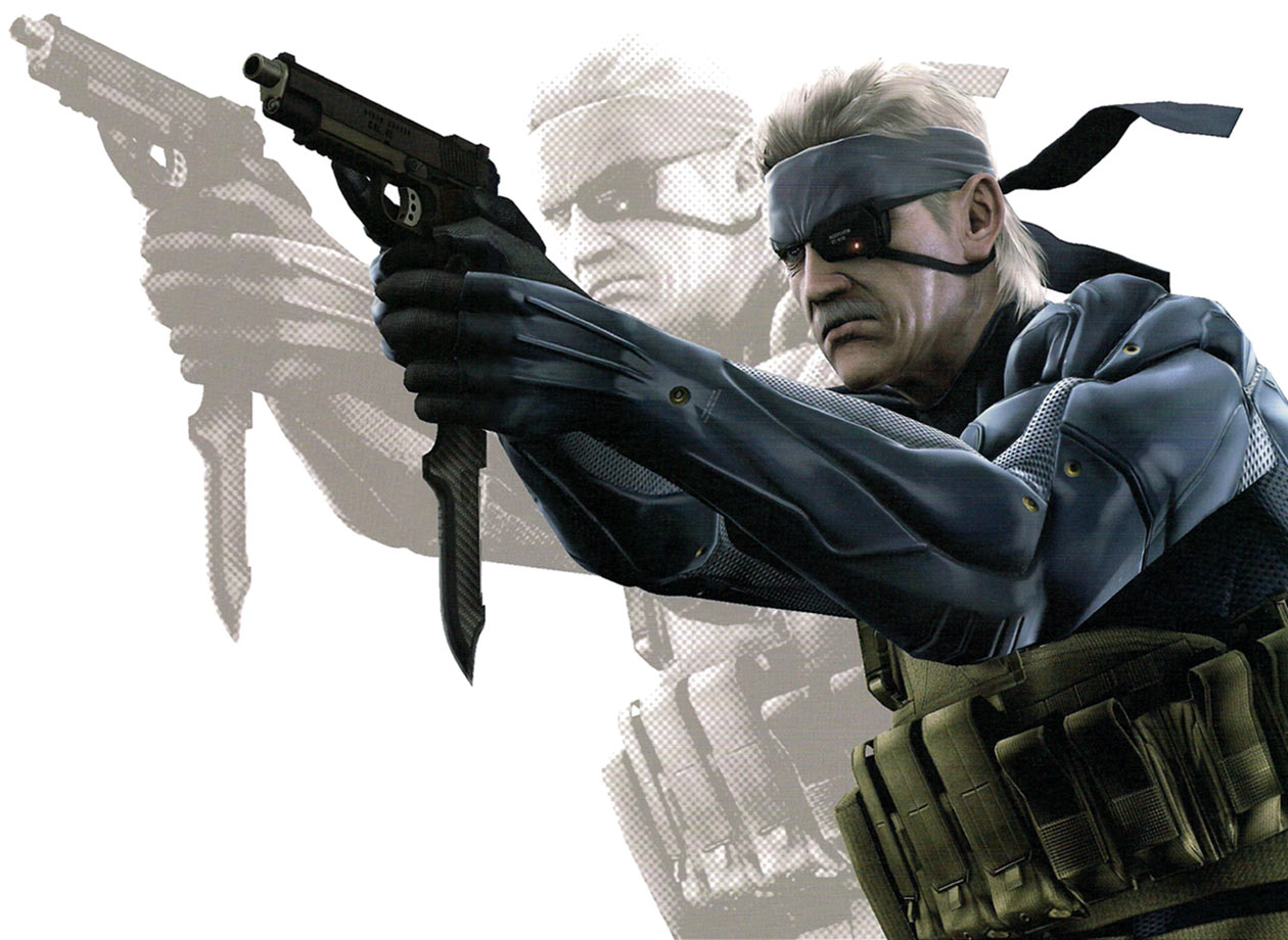 Old Snake Art from Metal Gear Solid 4