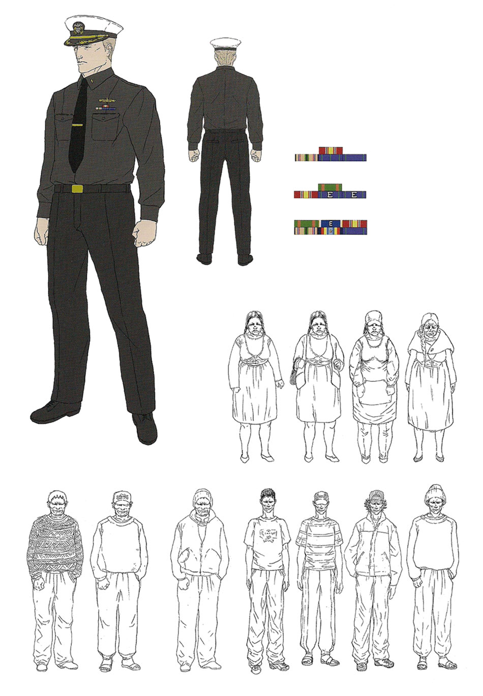 Other Characters Art from Metal Gear Solid 4