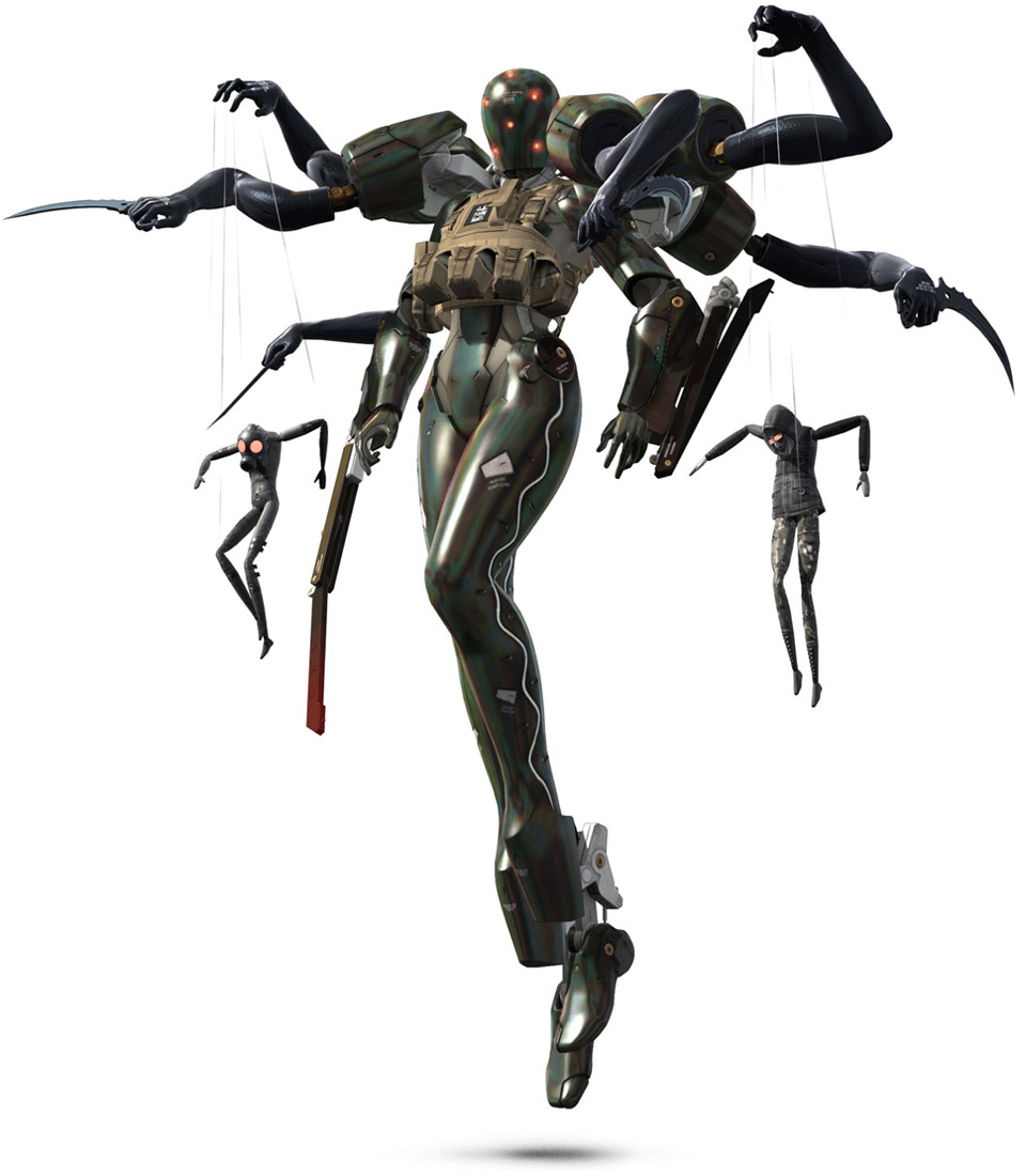 Screaming Mantis Art from Metal Gear Solid 4