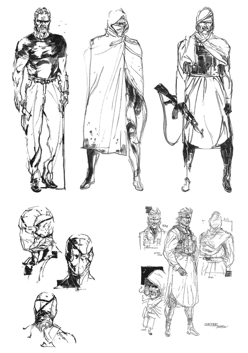 Snake's Costume Illustration from Metal Gear Solid 4