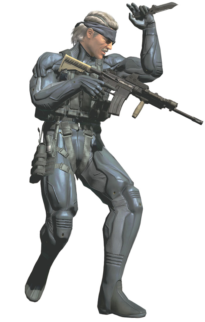 Solid Snake Art from Metal Gear Solid 4