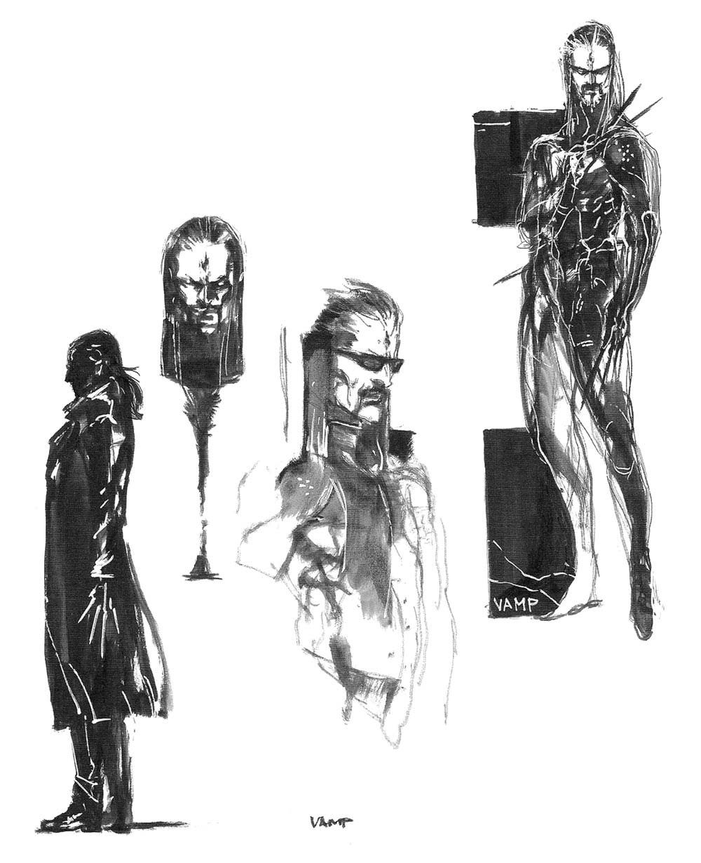 Vamp Concept Artwork from Metal Gear Solid 4