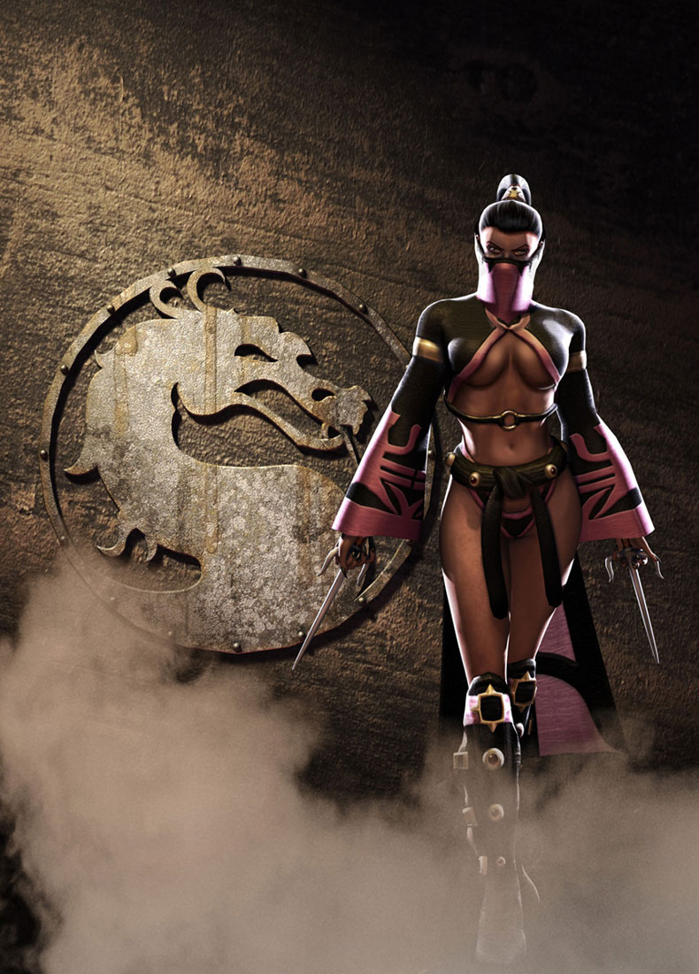Mileena Promotional Art from Mortal Kombat: Deception