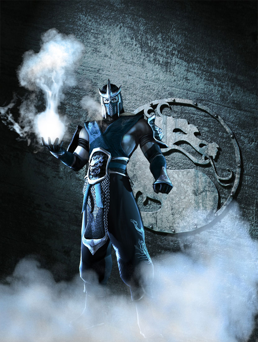 Sub-Zero Promotional Art from Mortal Kombat: Deception
