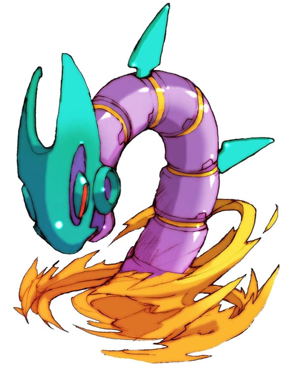 Sand Worm Art from Mega Man Zero