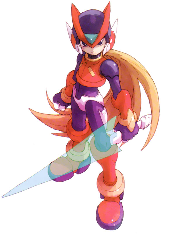 Zero & Z-Saber Art from Mega Man Zero