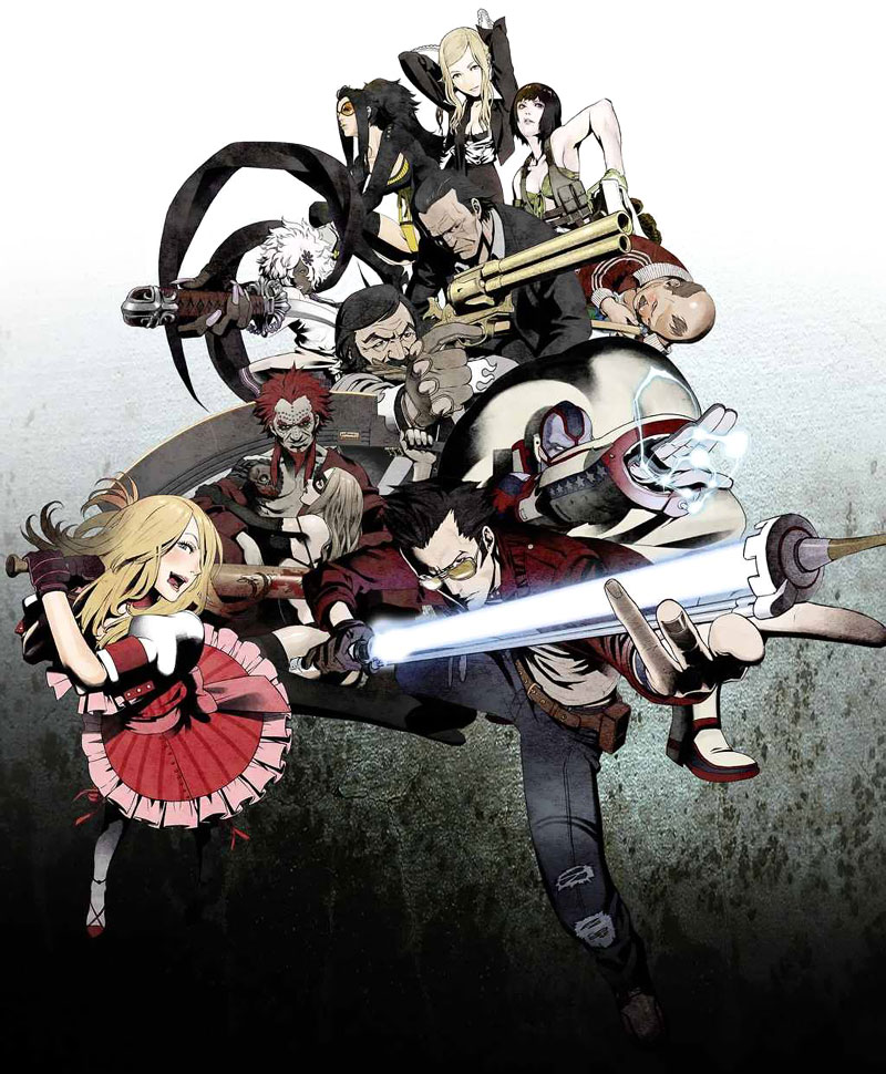 Characters Art from No More Heroes