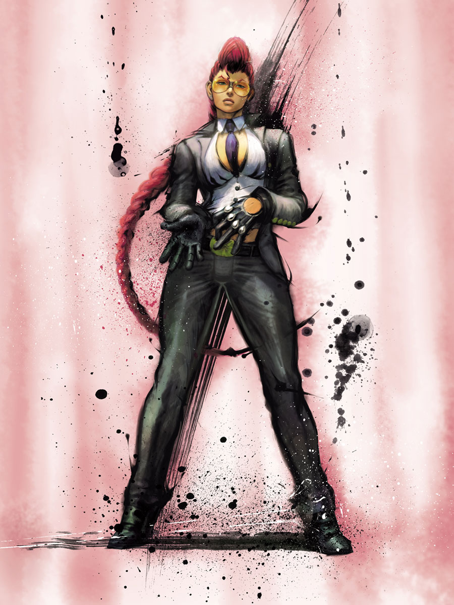 Crimson Viper Art from Street Fighter IV