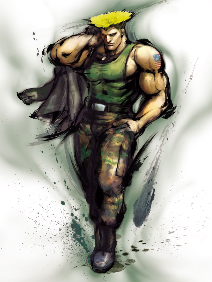 Guile Art from Street Fighter IV
