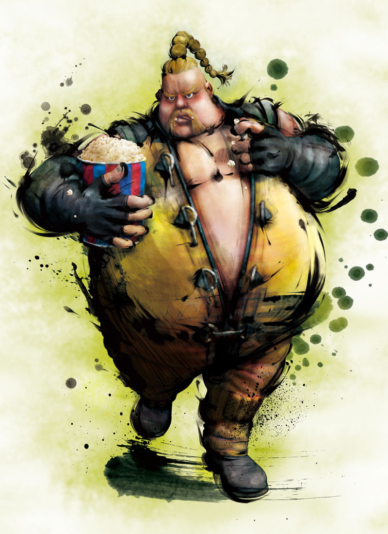 Rufus Art from Street Fighter IV