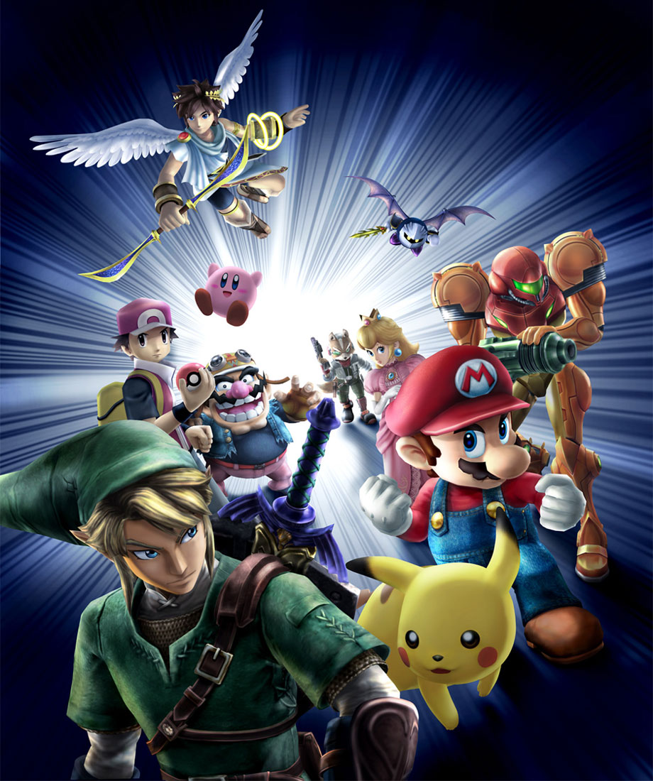 Box Cover Art from Super Smash Bros. Brawl