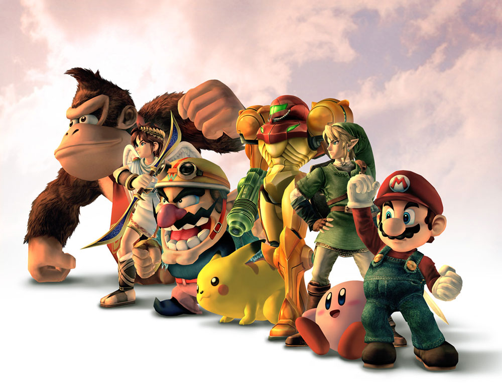 Characters Art from Super Smash Bros. Brawl