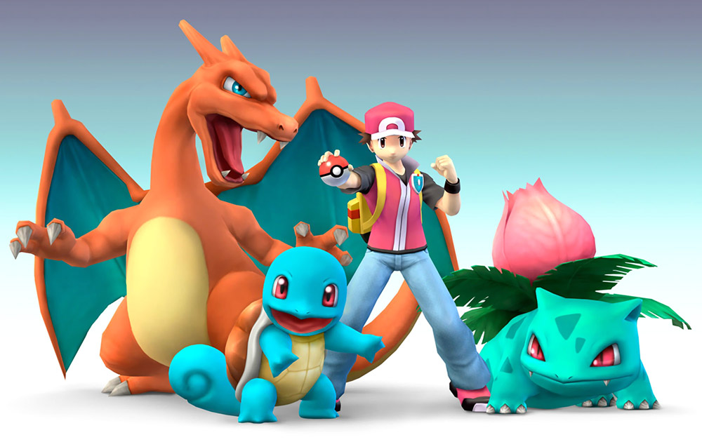 Pok&eacute;mon Trainer Art from Super Smash Bros. Brawl