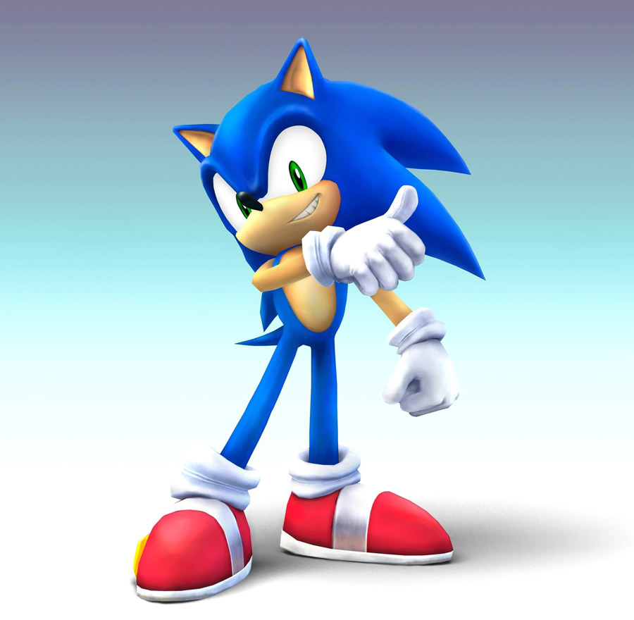 Sonic Art from Super Smash Bros. Brawl