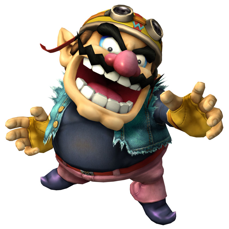 Wario Art from Super Smash Bros. Brawl