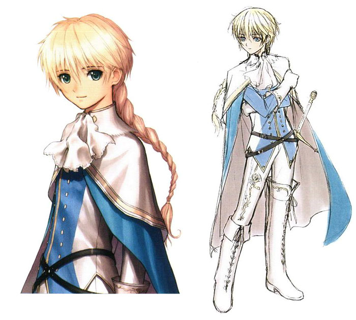 Caris Philias Concept Art from Shining Wind