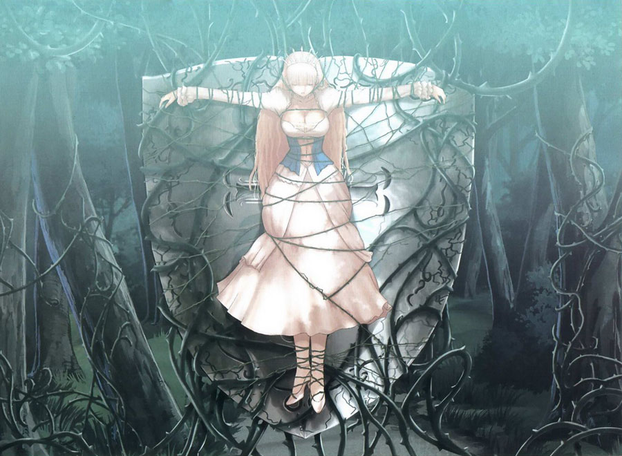 Clalaclan Bound in Vines Art from Shining Wind