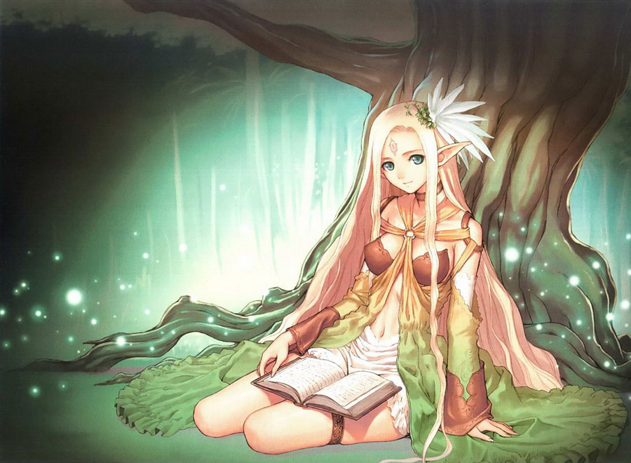 Eternal Forest's Chanting Reading Under Tree Art from Shining Wind