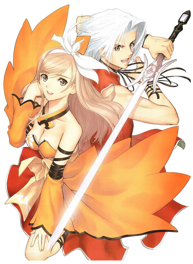 Kureha & Souma Illustration from Shining Wind