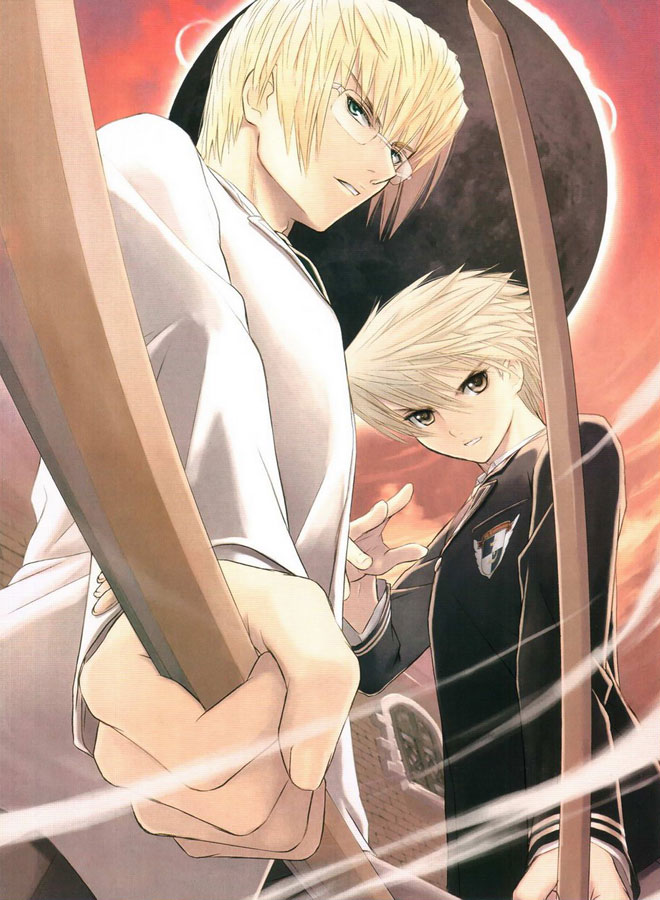 Saionji & Kiriya Illustration from Shining Wind