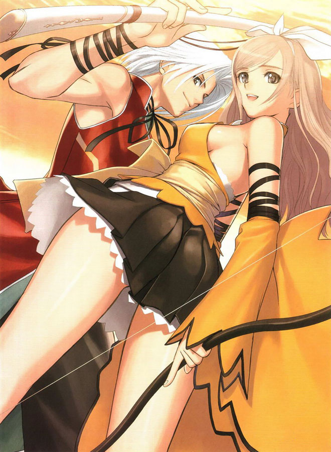 Souma & Kureha Illustration from Shining Wind