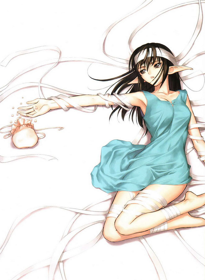 Xecty in Bandages Art from Shining Wind