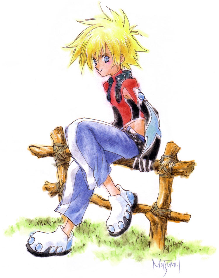 Kyle Dunamis Illustration from Tales of Destiny 2