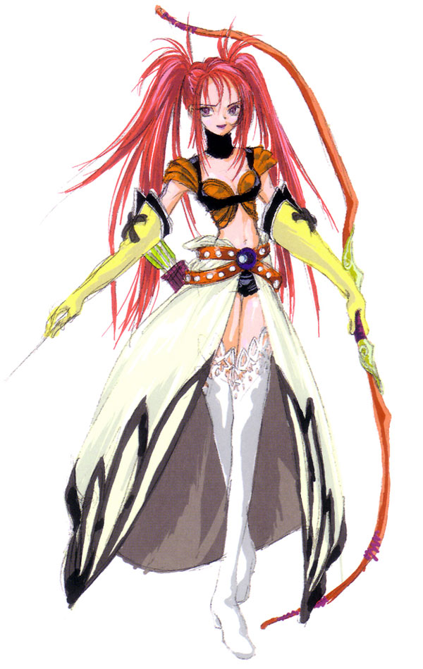 Nanaly Fletch Concept Art from Tales of Destiny 2