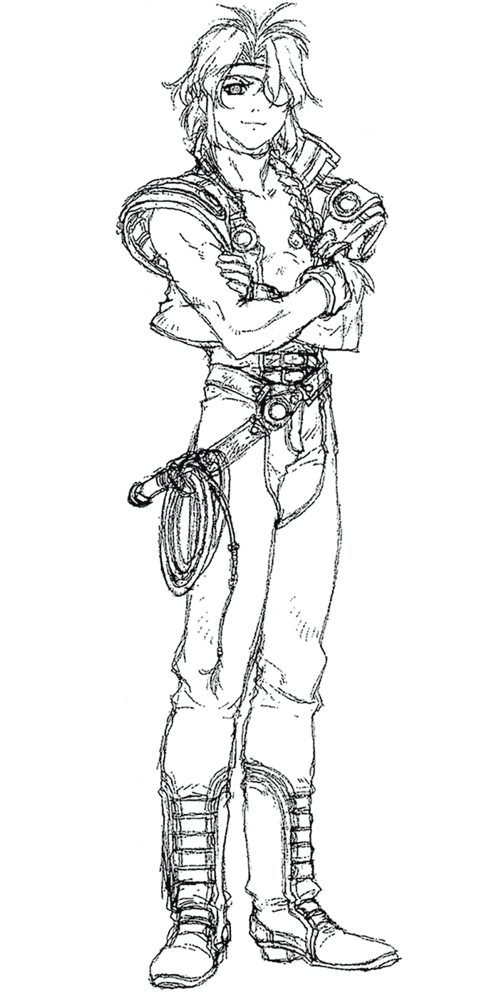 Bartholomew Fatima Sketch from Xenogears