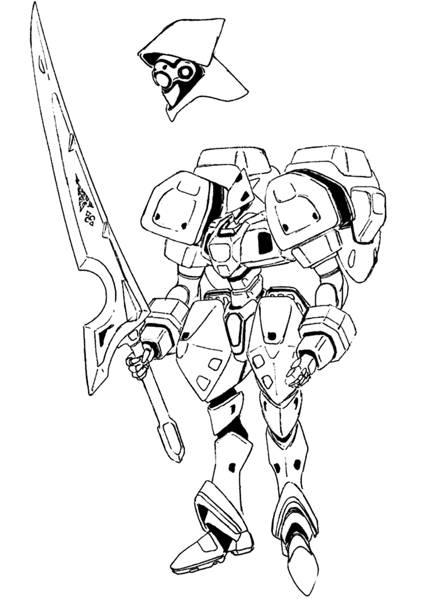 Bladegash Art from Xenogears