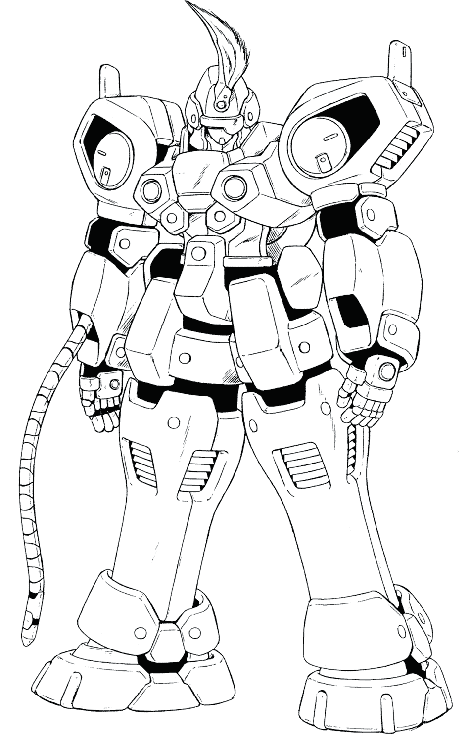 Brigandier Sketch from Xenogears