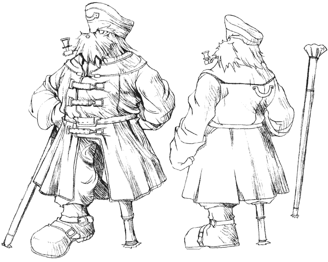 Captain of Thames Art from Xenogears