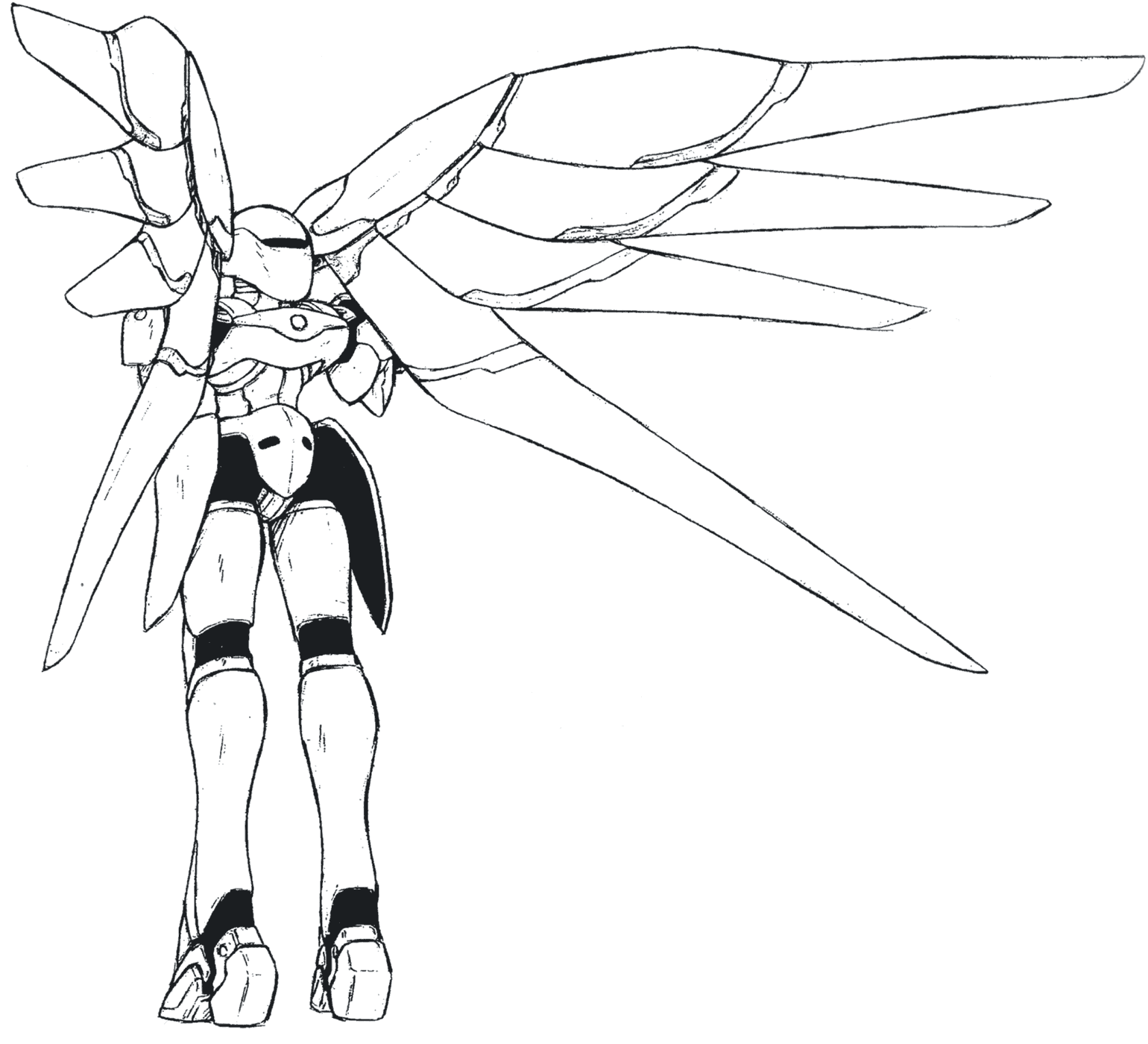 Crescens Back Art from Xenogears
