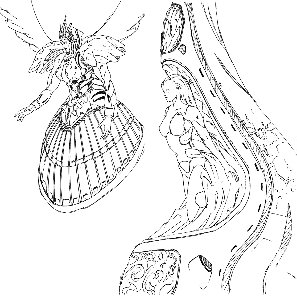 Deus Body PArt from Xenogears