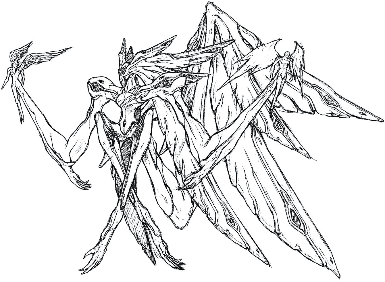 Deus Final Stage Art from Xenogears