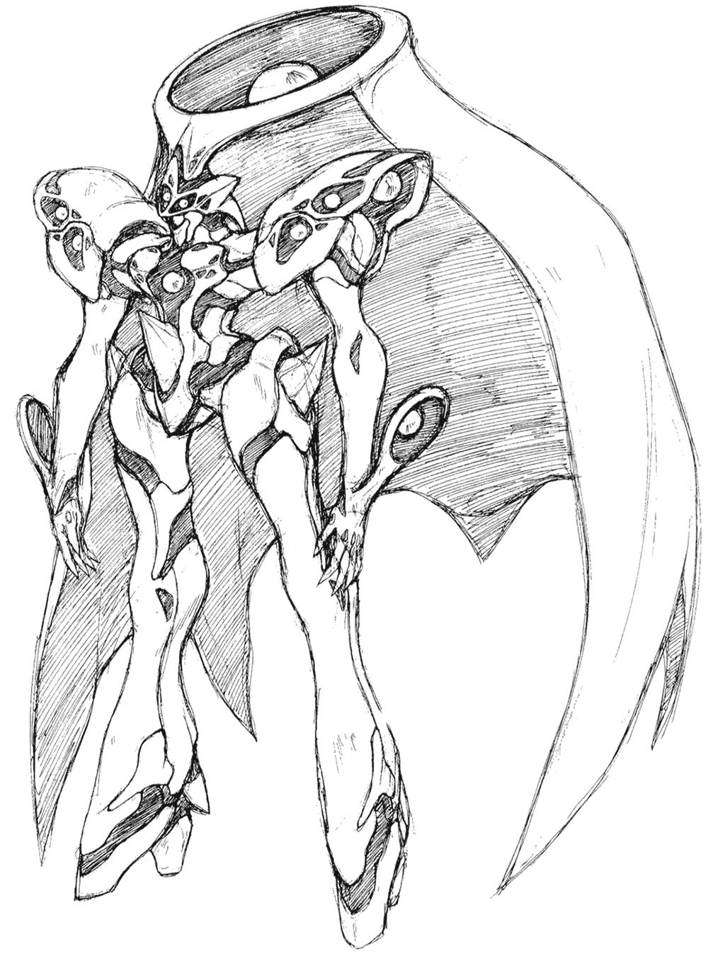 Deus Rough Art from Xenogears