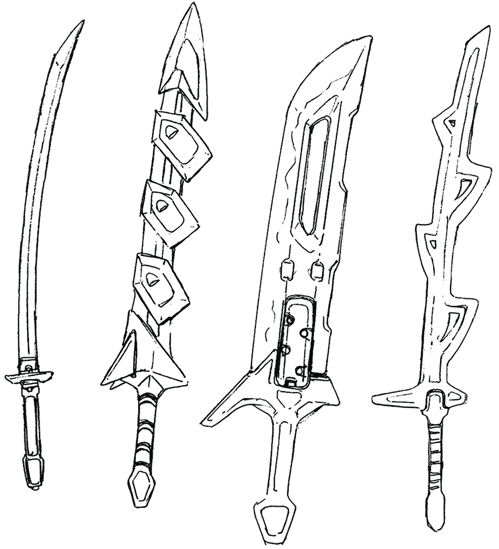 El Fenrir Swords Art from Xenogears