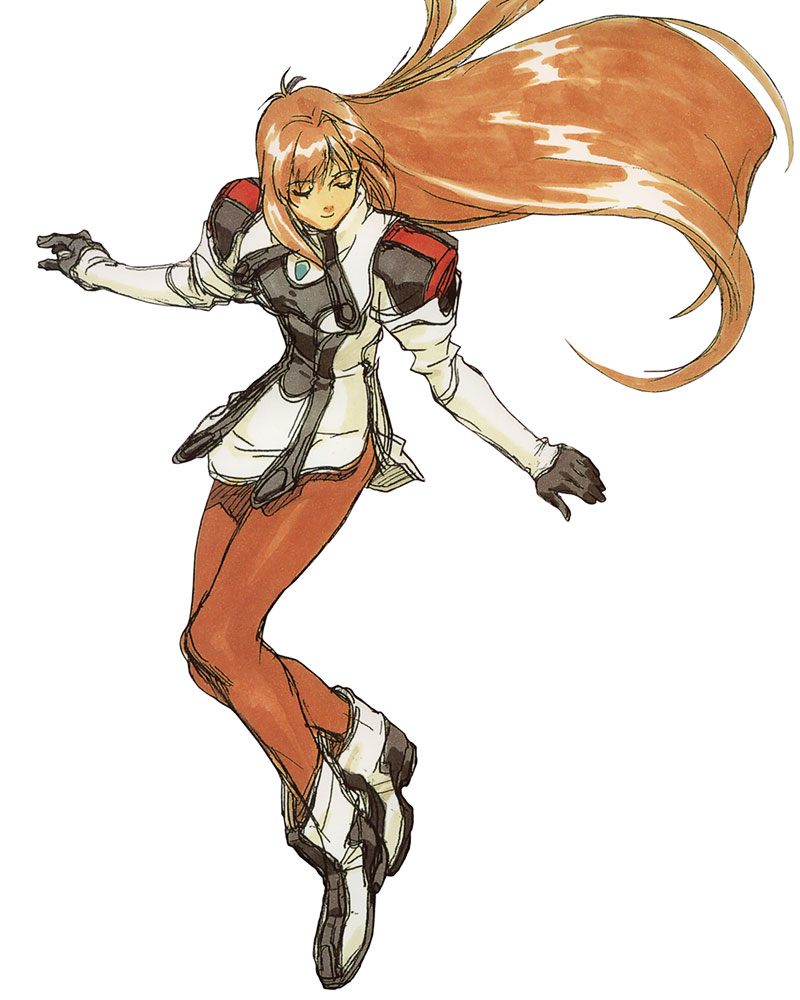Elly Concept Art from Xenogears