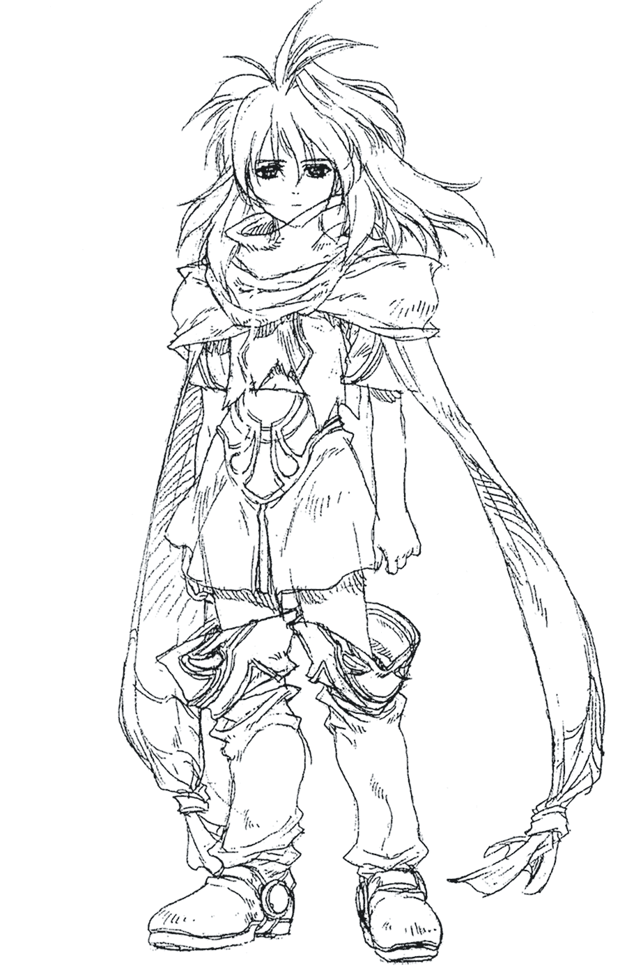 Emeralda Kasim Sketch from Xenogears