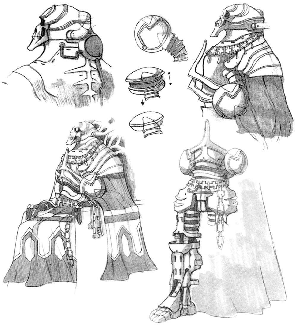 Emperor Cain Art from Xenogears