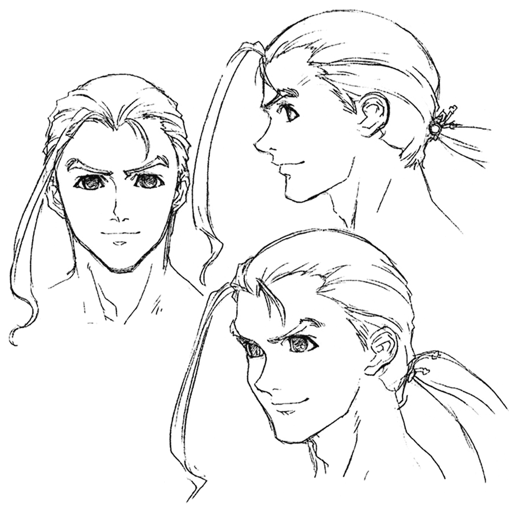 Fei Face Sketches from Xenogears