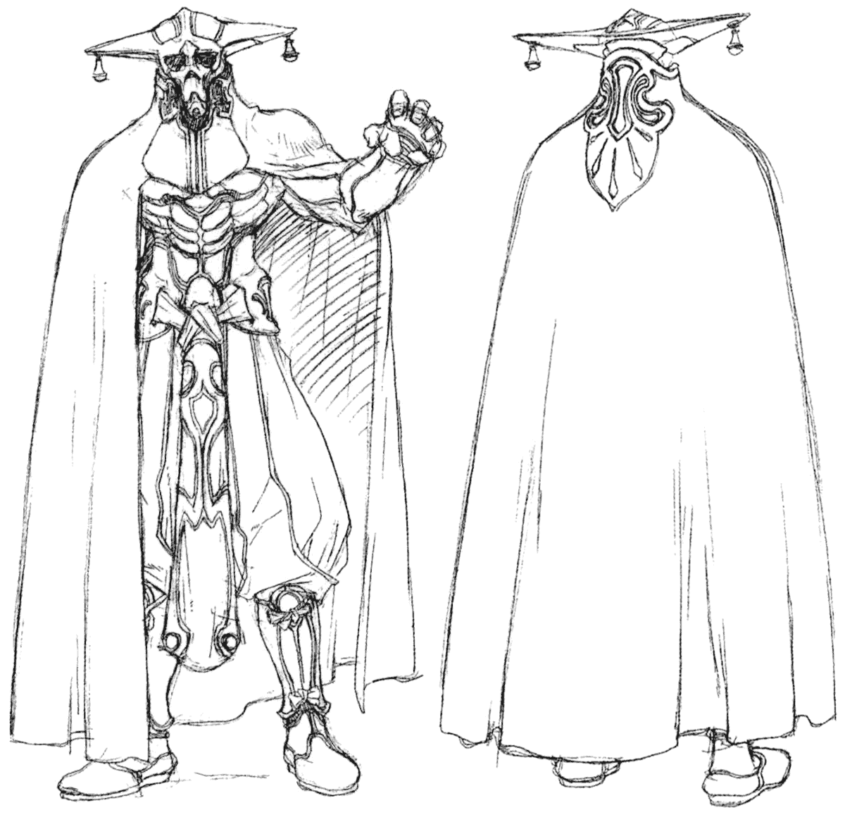 Grahf with Cape Art from Xenogears