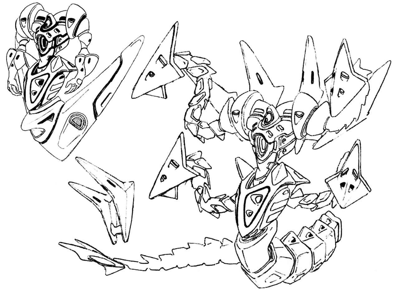 Hammer Gear Art from Xenogears