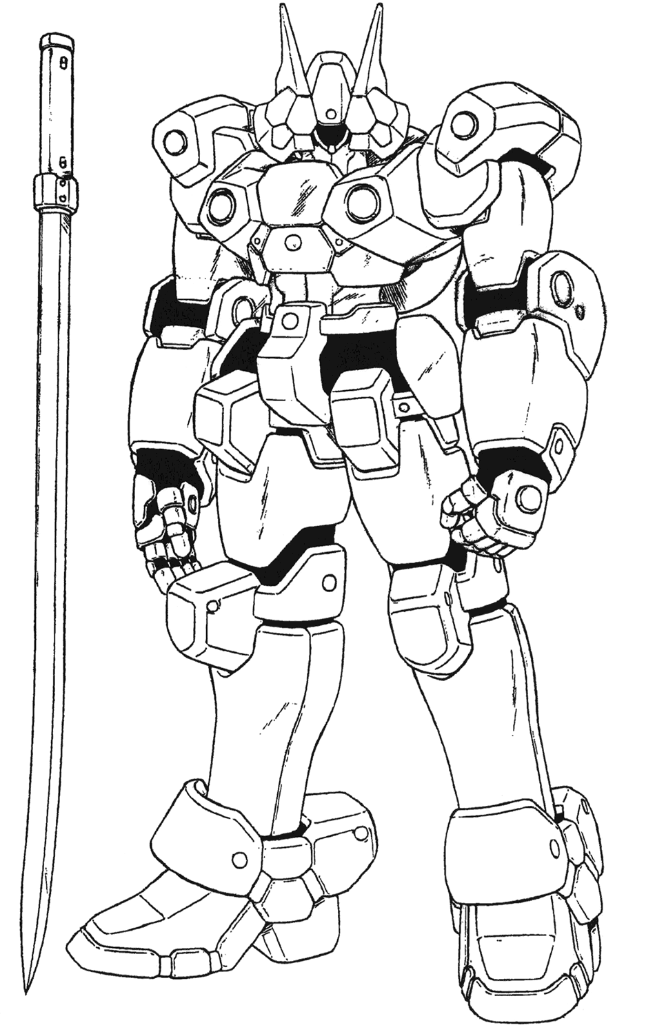 Heimdal Sketch from Xenogears