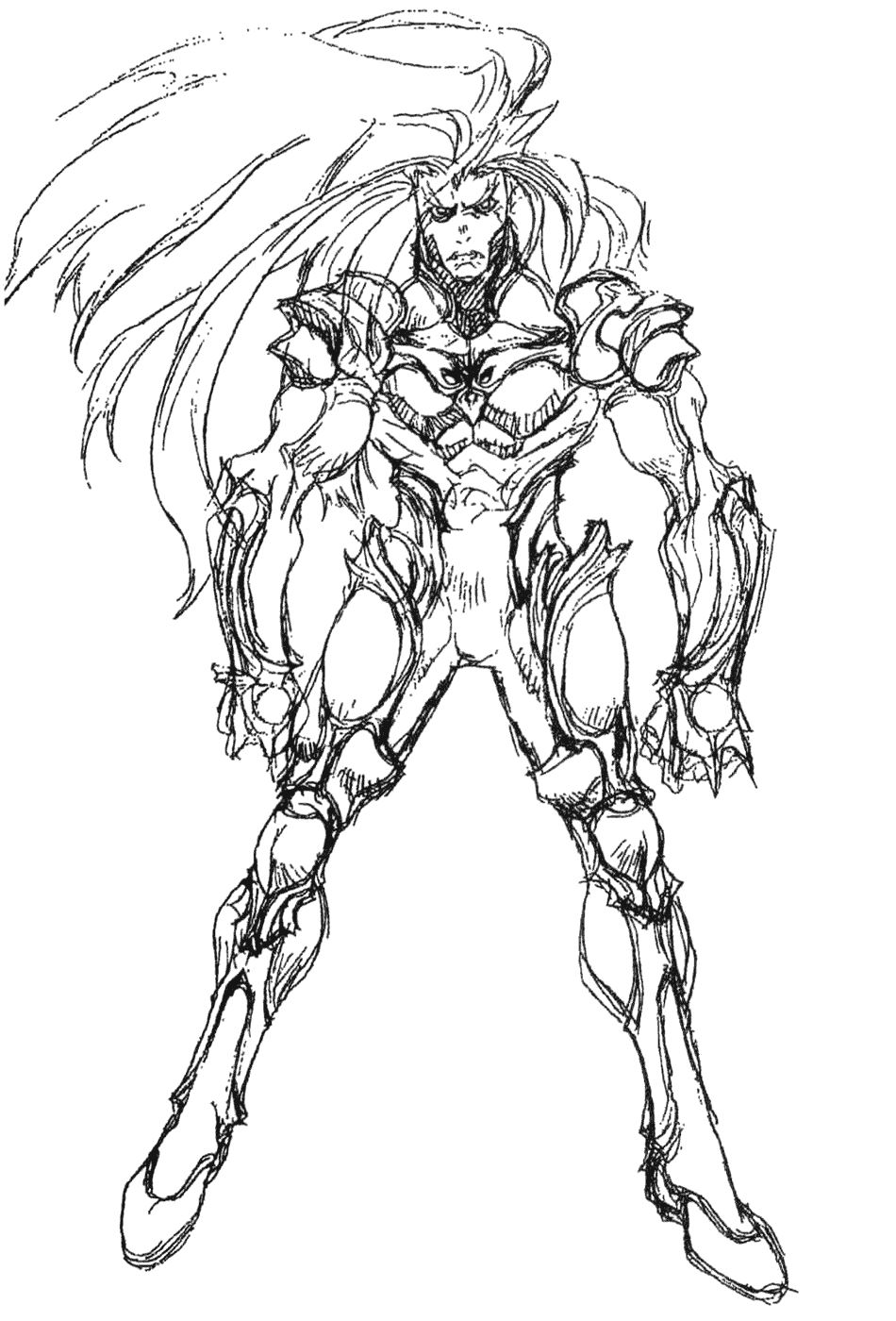 Id Rough Sketch from Xenogears