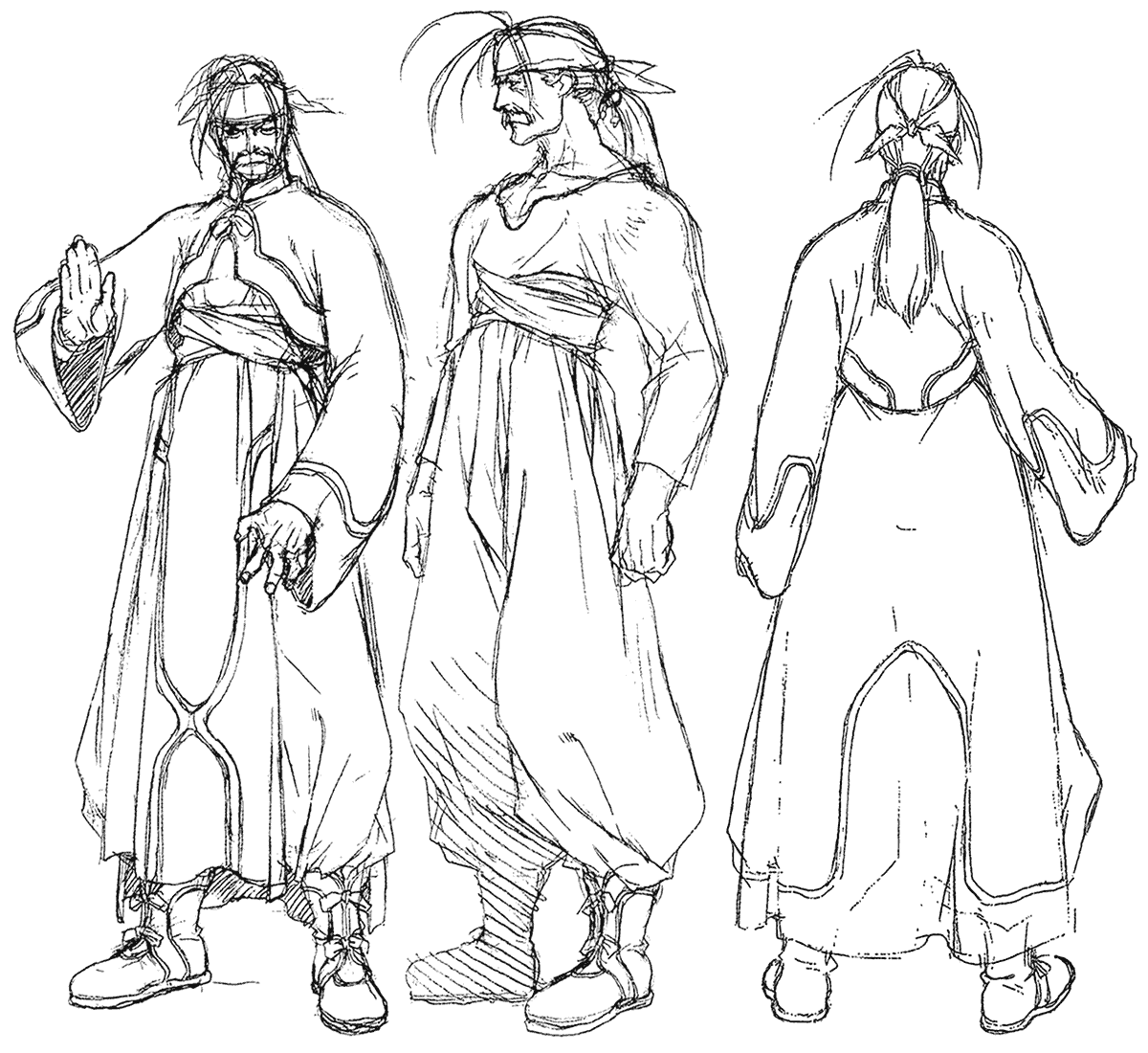 Kahn Wong Art from Xenogears