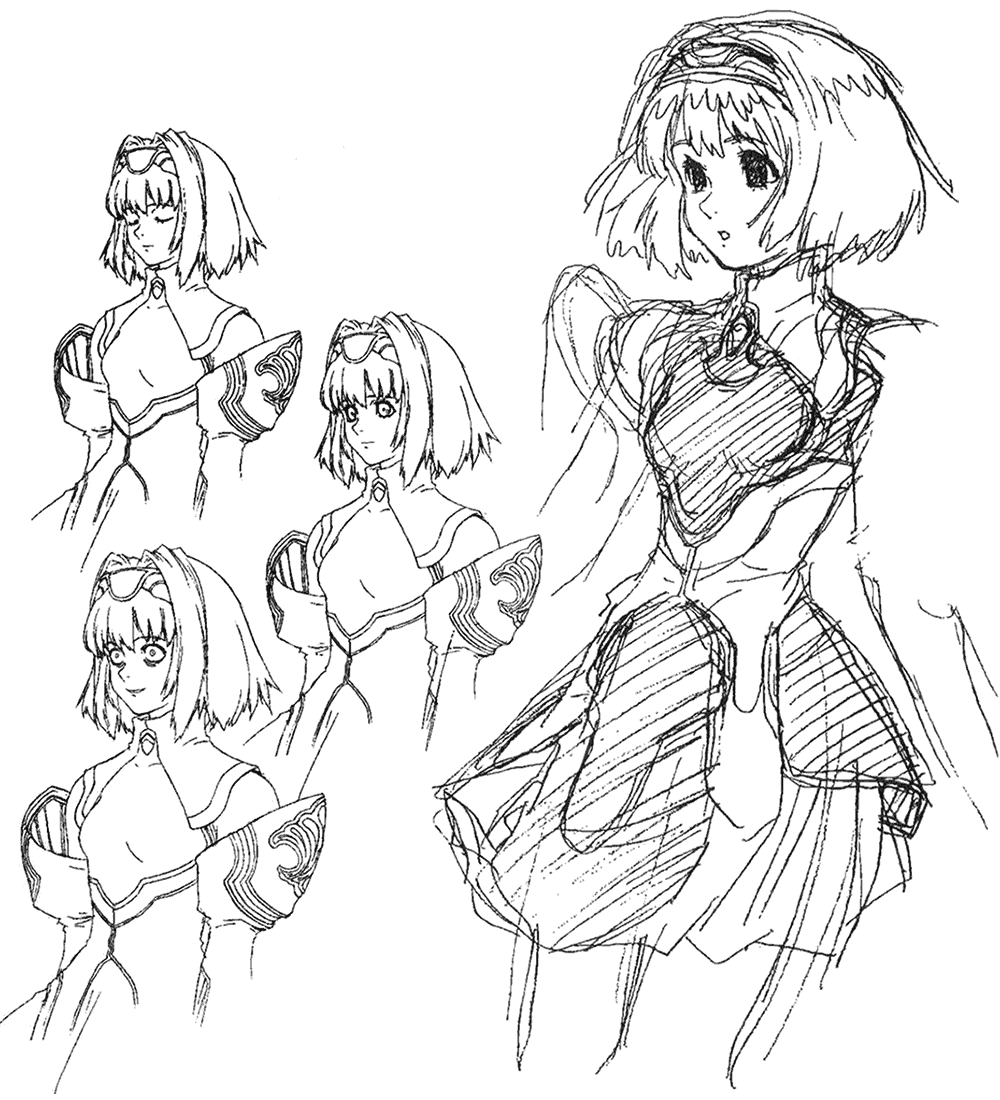 Kelvena Sketches from Xenogears